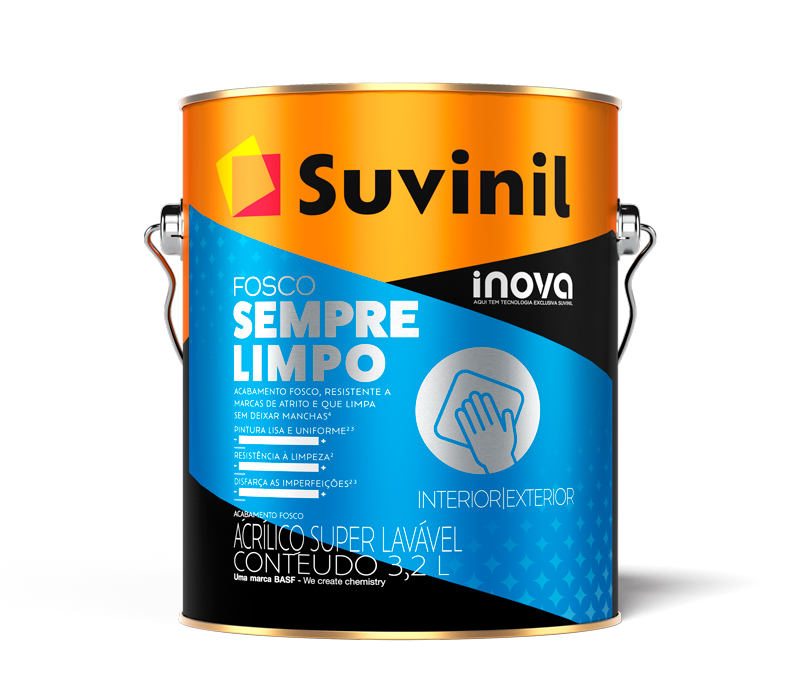 Tinta Suvinil Sempre Limpo Tinta Suvinil Sempre Limpo